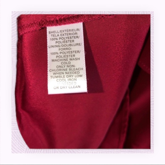 Ann Taylor LOFT Red Ruffled Chiffon Cocktail Dress Size 0P - Picture 6 of 8